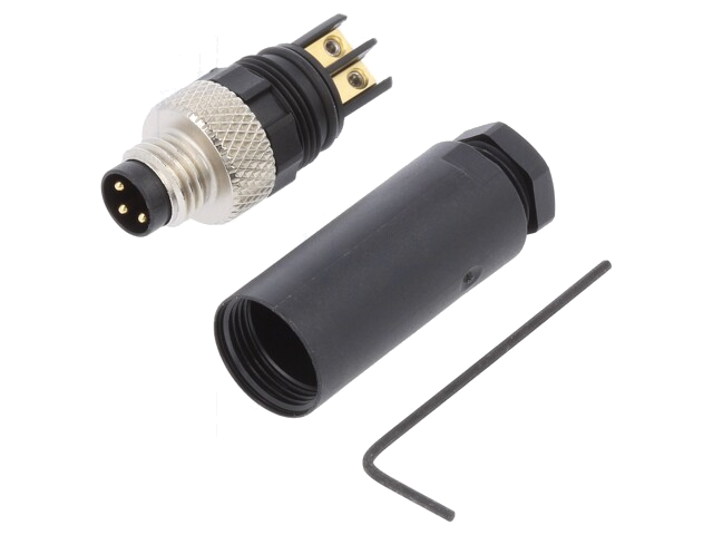 Connector: M8; stekker; 768; mannelijk; PIN: 3; verguld; 4A; IP67; 60V Connector: M8; stekker; 768; mannelijk; PIN: 3; verguld; 4A; IP67; 60V